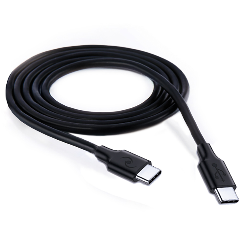 CABLE USB-C TO USB-C 180CM RUBBER COATED C to C